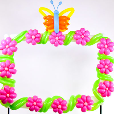 Flowers & Butterfly Frame