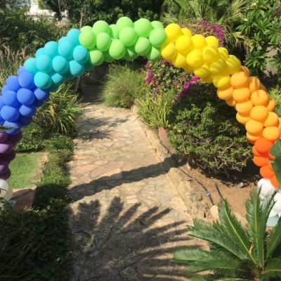 Rainbow arch