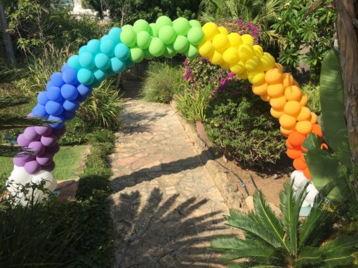 Rainbow arch