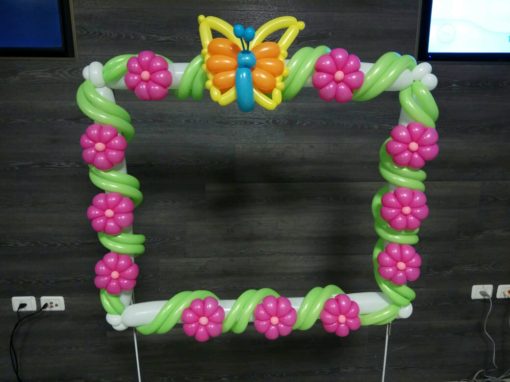 Flowers & Butterfly Frame